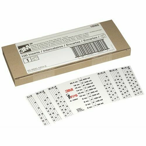 3M 7000028411 Large Cup Mix Ratio Inserts, 10-Pack