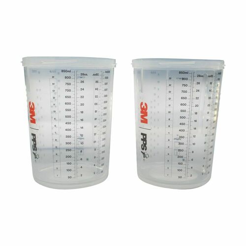 3M 7100284628 2 Large Hard Cups, 28oz (850ml)