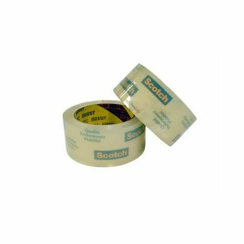 3M 7000047681 BoxSealing Clear Tape, 3.1mil, 2