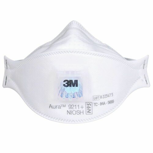 3M 7100303148 Folding N95 Respirator with Exhale Valve