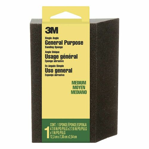 3M 7100101246 Angled Medium Sanding Sponge 80G