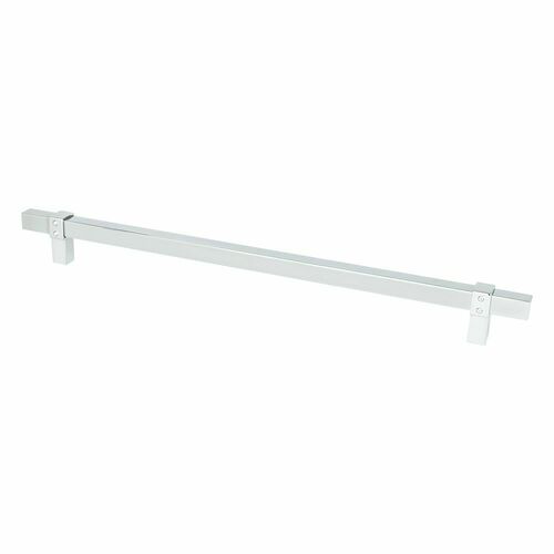Berenson 5089-4026-P Rivet Rebel Polished Chrome Cabinet Pull 12