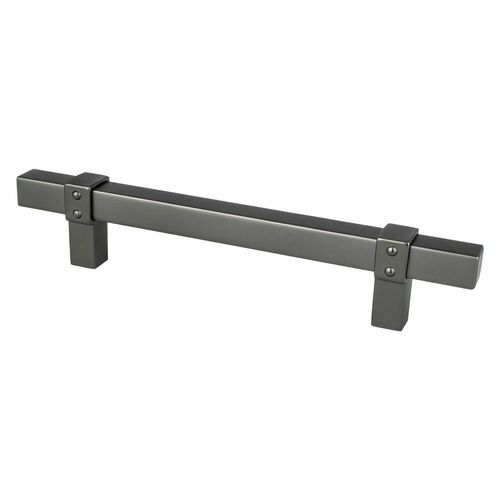 Berenson 5098-4SLT-P Rivet Rebel Slate 128mm Pull