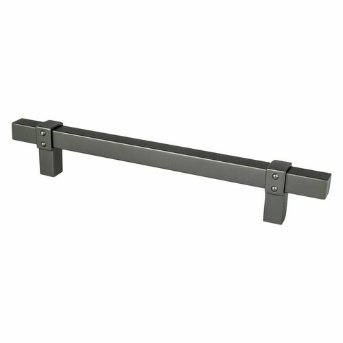 Berenson 5099-4SLT-P Rivet Rebel Slate 160mm Pull