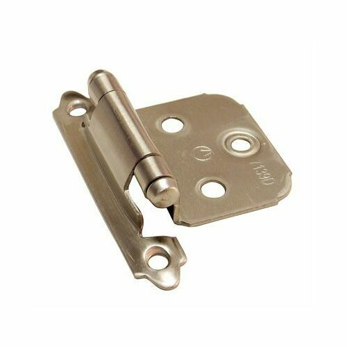Amerock CM7139G10 SC Satin Nickel Overlay Hinge