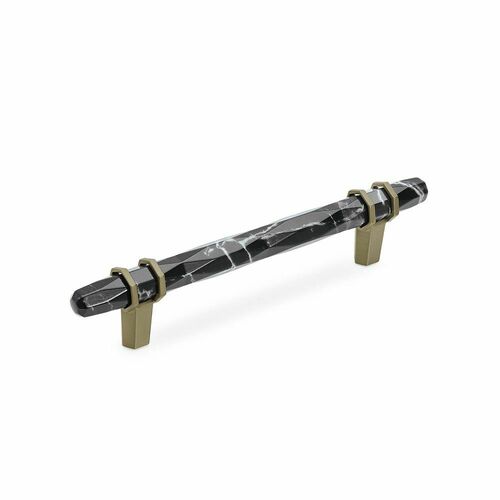 Amerock BP36649MBKBBZ Carrione 128mm Black Gold Pull