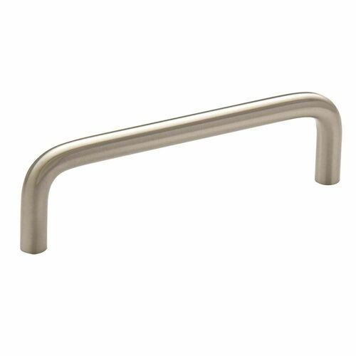 Amerock BP76313CSG10 96mm Satin Nickel Carbon Steel Pull