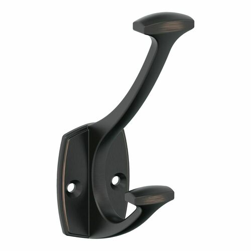 Amerock H37001ORB Double Hook Vicinity - Oil Rubbed Bronze