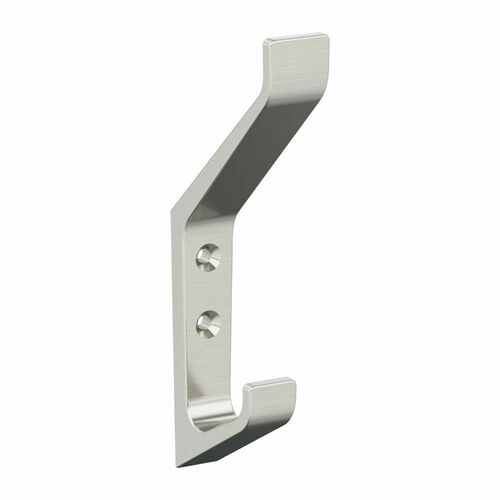 Amerock H37003G10 Double Hook Satin Nickel