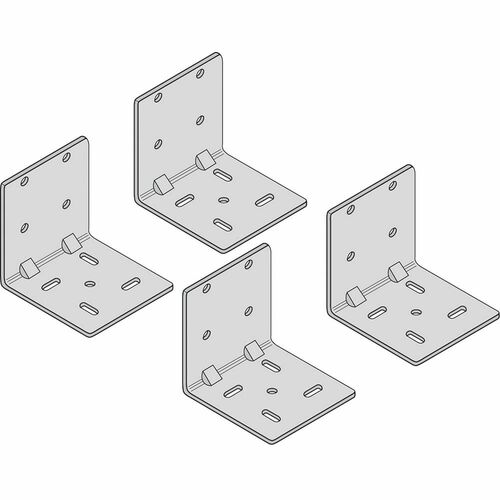 Blum 29197812 Universal Mounting Bracket Set of 4