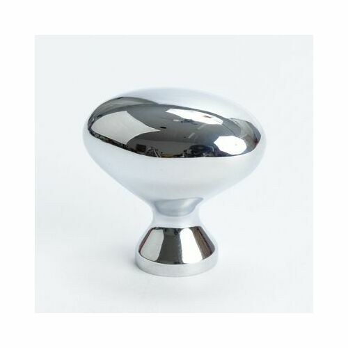 Berenson 0919-126-P 34mm Oval AdvPlus3 Polished Chrome Knob