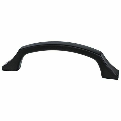 Berenson 1209-1055-P 96mm Century Edge Matte Black Pull