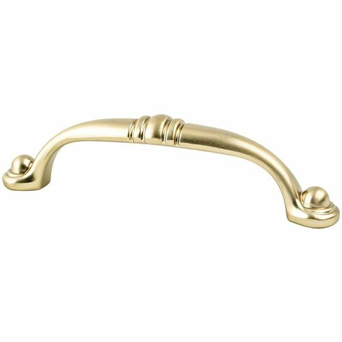 Berenson 9192-10CZ-P 96mm Traditional Advanced Pull - Champagne Finish