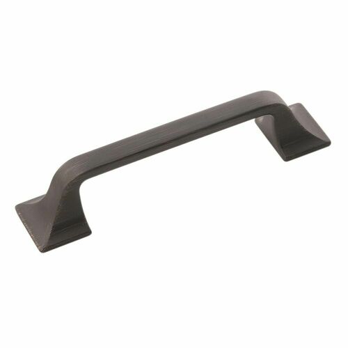 Belwith H076701-VB 96mm Vintage Bronze Pull - Forge Collection