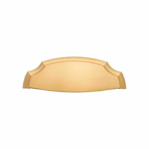 Belwith H077872BGB 96mm Cup Pull - Brush Gold Bronze
