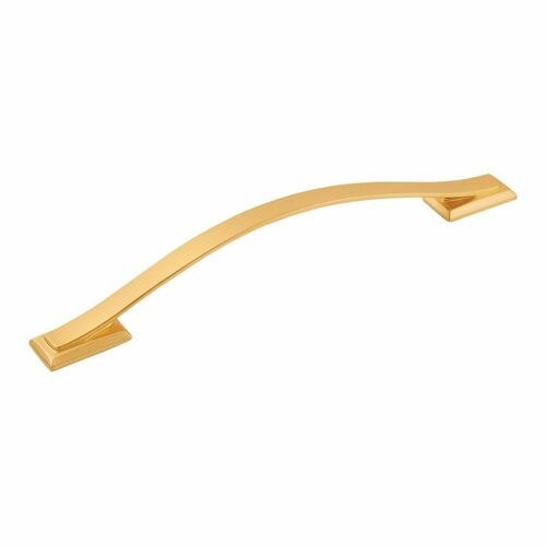 Belwith H078773BGB Brushed Gold Brass Pull, 160mm C/C