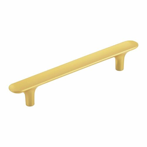 Belwith H078780BGB Brushed Gold Brass Pull, 128mm Center to Center