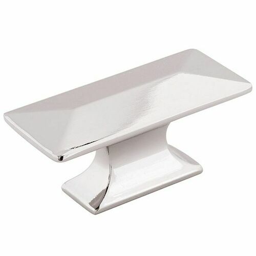 Belwith P2152-14 Bright Nickel Rectangle Knob 2-5/16