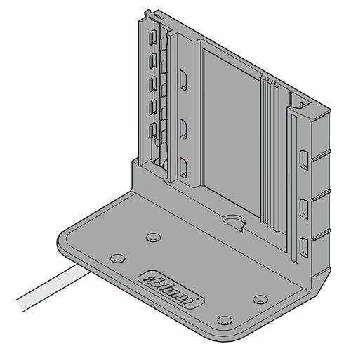 Blum 01640683 Servo-Dr Double Bottom Bracket for 2 Drive Units