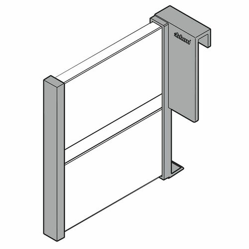 Blum 04168100 Gray Lateral Divider for Wood Drawers