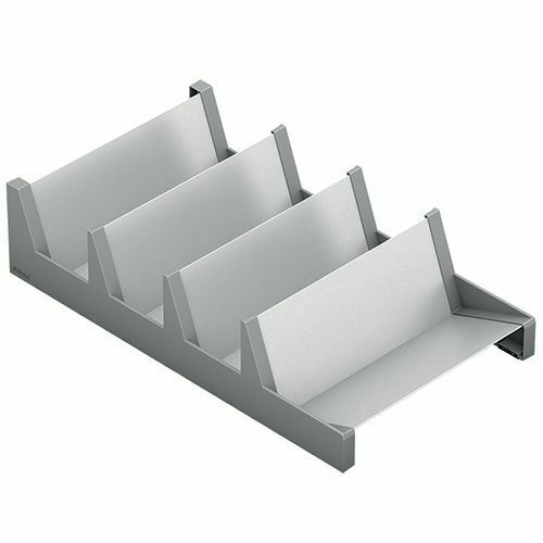 Blum 08058240 LEGRABOX 16-Bottle Spice Tray, Gray Stainless Steel