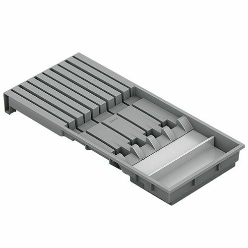 Blum 09809820 LEGRABOX Gray Stainless Steel Knife Holder for 9 Knives
