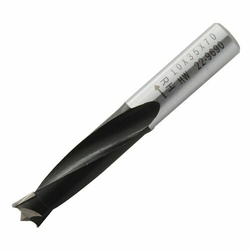 CMT 311.100.11 10x70mm RH Long Shank Carbide Bit - Black