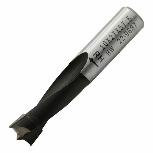 CMT 310.100.11 10mm RH Carbide Bit with Adjustable Shank - Black