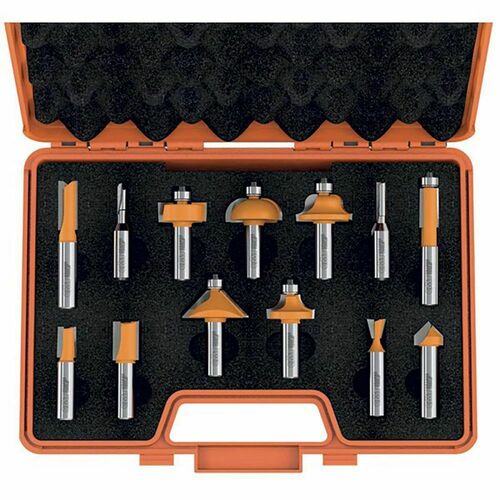 CMT 800.505.11 13-Piece Router Bit Set with 1/2