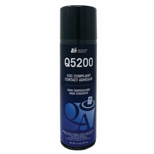 Quality Aerosols QUA01006 Flammable Contact Adhesive, 14 oz