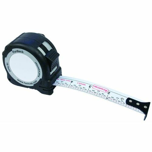 FastCap PSSP FLAT16 16 Ft Flat Back Tape Measure