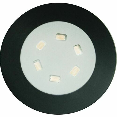 Hera Lighting R55-LED/BL/WW Recessed 3W Warm White Spotlite 3000K - Black