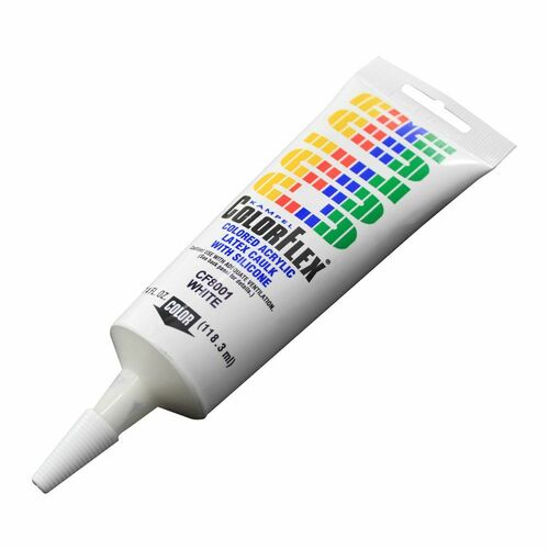 Kampel CF8001 ColorFlex 4oz White Squeeze Tube