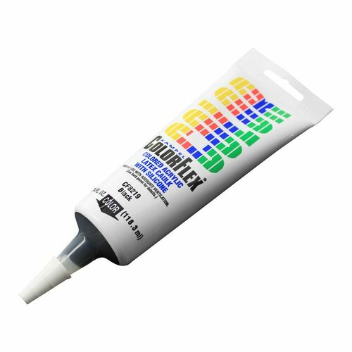 Kampel CF8219 ColorFlex 4oz Black Squeeze Tube