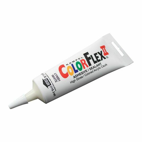 Kampel CF9001 ColorFlex II 4oz White Squeeze Tube