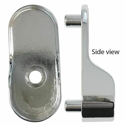 Knape & Vogt 881 CHR Chrome Open Flange for 880 Tube
