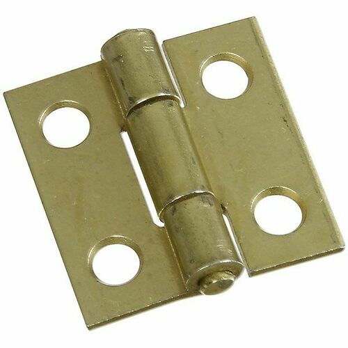 National N145-946 Narrow Satin Brass Tone Hinge 1x1
