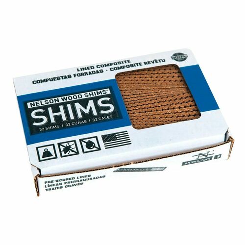 Nelson Wood Shims WC8/32/15/50/L Nelson Composite Wood Shims, 7.5