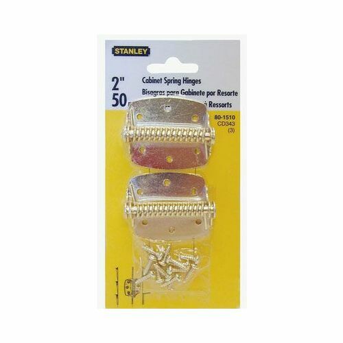National N240-481 Brass Spring Hinge 2