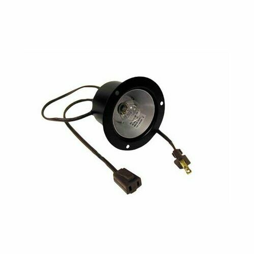 Specialty Lighting FA40-3-PB-SH 40W Frosted Can Flange No Switch - Polished Bronze