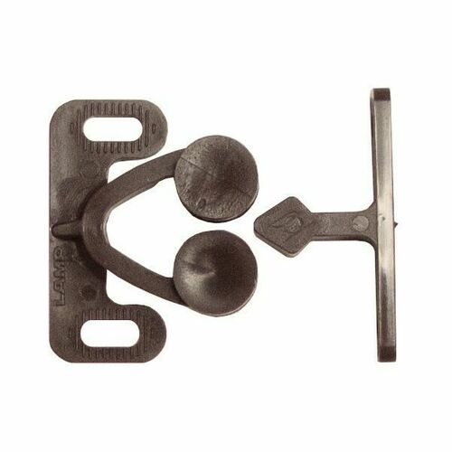 Sugatsune 6901/BRN Brown Rotary Knuckle Catch, 7lbs Pull