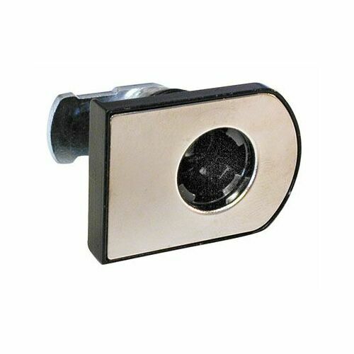 Timberline Locks CB-307 Satin Nickel Glass Door Lock, Horizontal 7/8