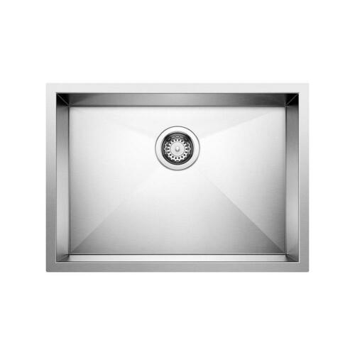 Blanco 443047 25 in. Undermount Stainless Steel Single Bowl Kitchen Sink in Satin