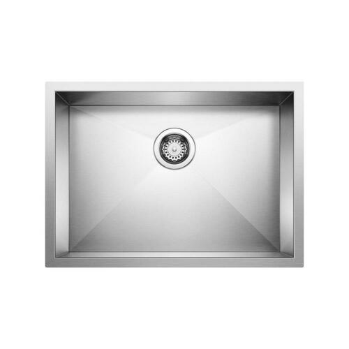 Blanco 443051 25 in. Undermount Stainless Steel Single Bowl Kitchen Sink in Satin