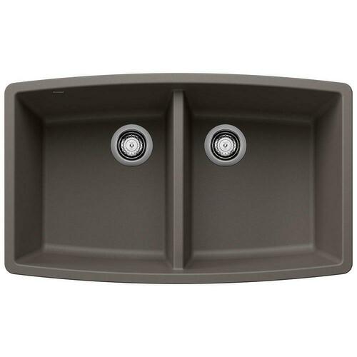 Blanco 443123 Performa Equal Double Bowl - Volcano Gray