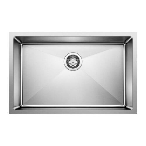 Blanco 443147 27-15/16 in. Undermount Stainless Steel Single Bowl Kitchen Sink in Satin
