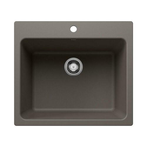 Blanco 443116 LIVEN Dual Mount Laundry Sink - Volcano Gray