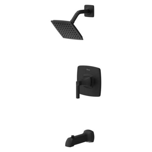 Pfister 8P8-WS2-VRISBB Matte Black Single Handle Multi-Function Bathtub Shower Faucet (Trim Only)