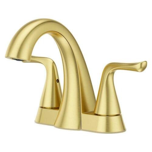 Pfister LF-048-MALBG Brushed Gold Two Handle Centerset Bathroom Sink Faucet