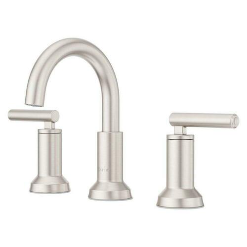 Pfister LF-049-CSOGS Widespread Bathroom Sink Faucet, Spot Defense Brushed Nickel, 2 Handles